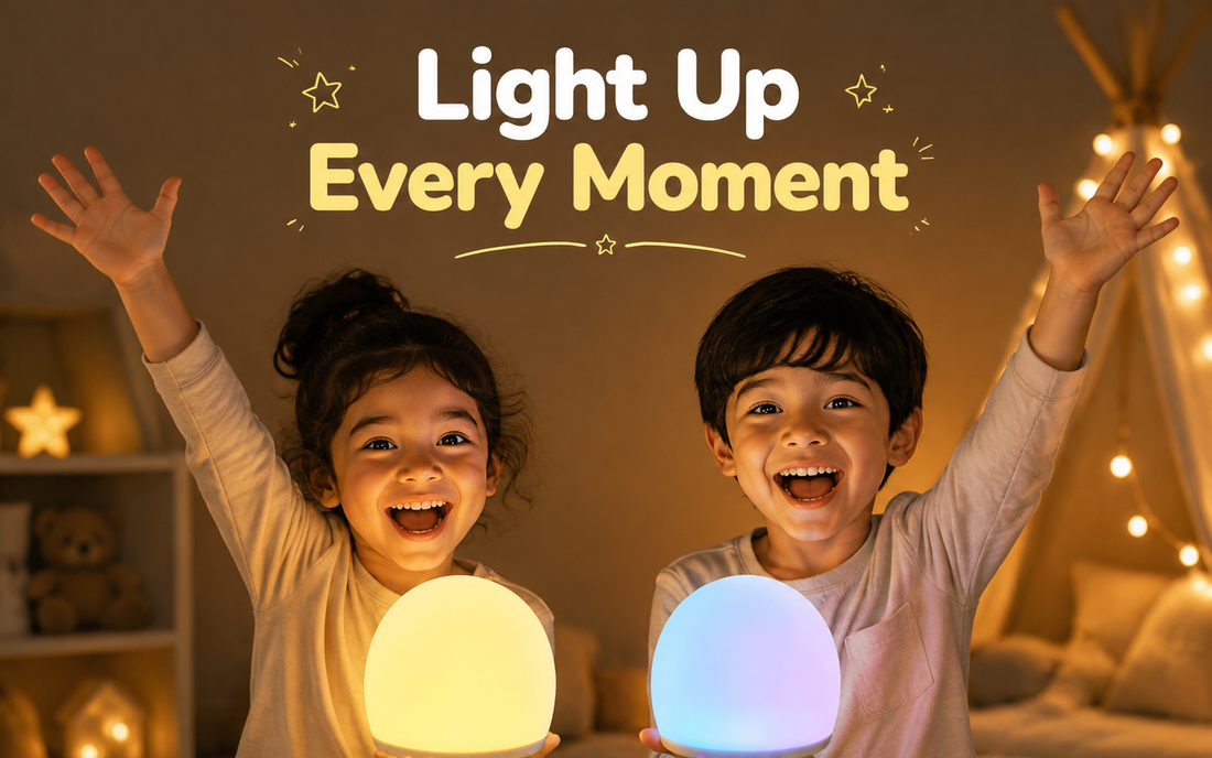 29 Color Modes LED Lamp: Dual Use as Kids Sensory Toy & Bedroom Mood Lighting