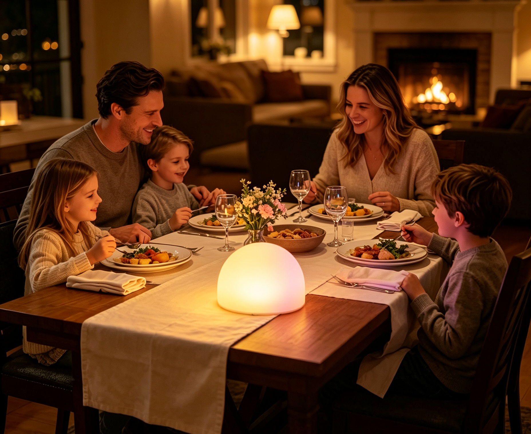 Versatile Tap Control Ambient Light: Kids Nightlight & Bar Table Decor Lamp in One
