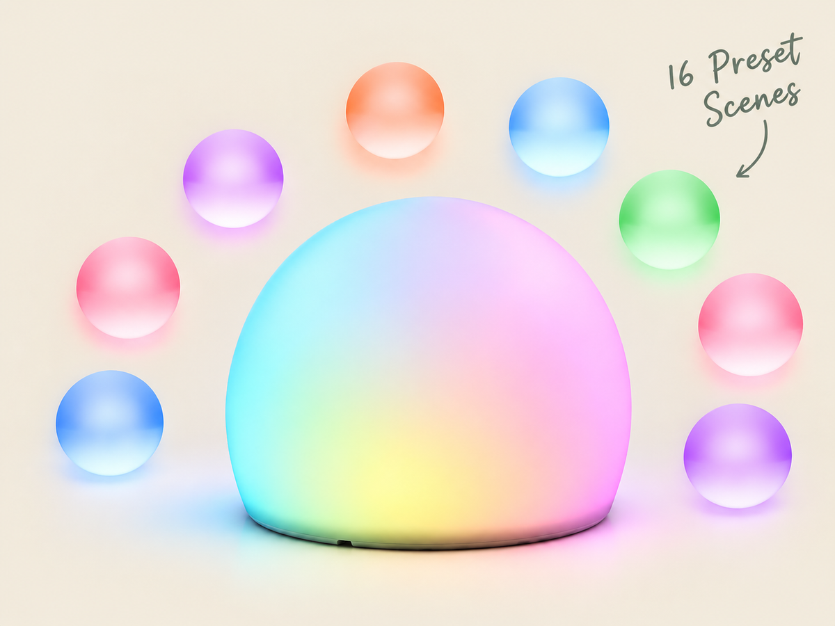 WattBubble colors and preset scenes