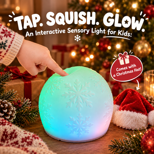 WattBubble Christmas Sensory Light – Snowflake Edition